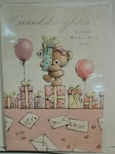 Load image into Gallery viewer, Granddaughter birthday cards.
