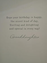 Load image into Gallery viewer, Granddaughter birthday cards.
